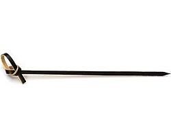 Knoopprikker zwart bamboe 10cm