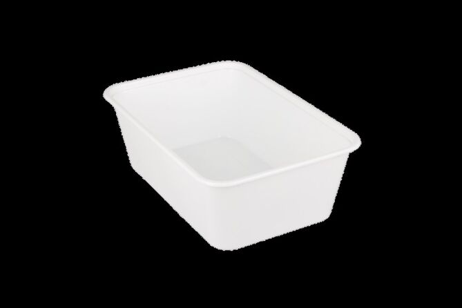 Maaltijdbak pp 750ml wit