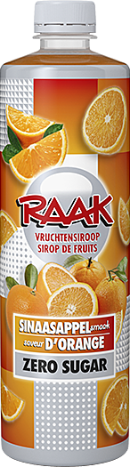 !Raak zero sinaasappel vruchtsir.