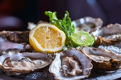 Oesters met champagne